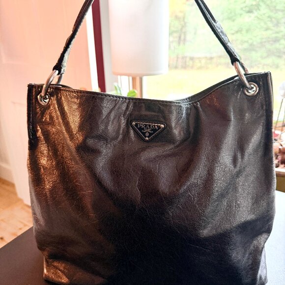Prada Vitello Daino Hobo Shoulder Bag - Picture 6 of 15